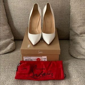 Christian Louboutin White Patent So Kate 120mm